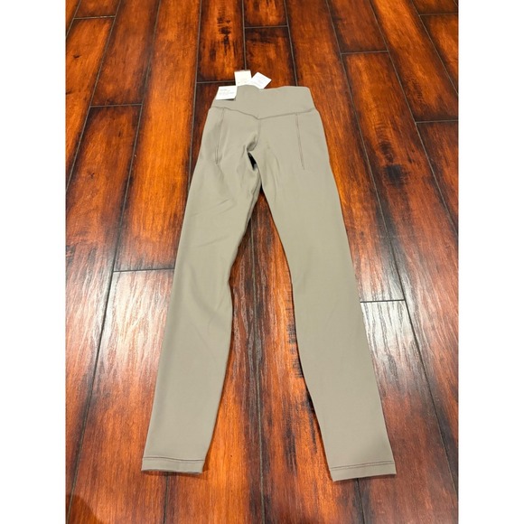 New Calla High Waisted Pocket Leggings Women's XS Workout Yoga Athleisure Taupe - Picture 7 of 14